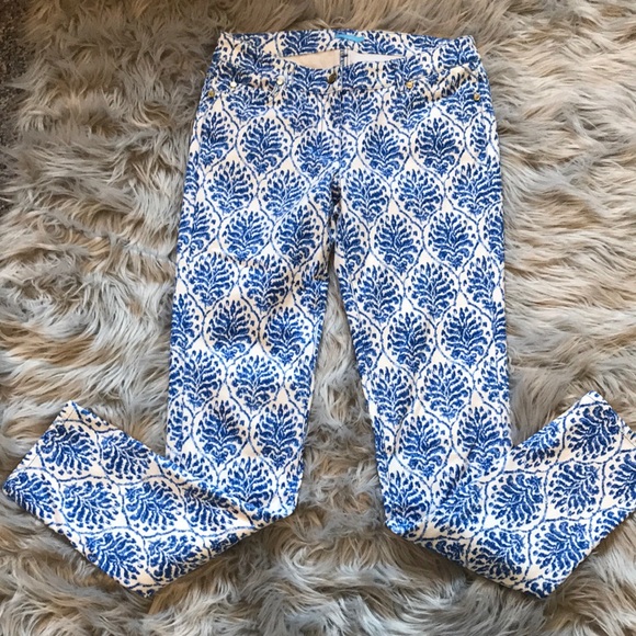 J. McLaughlin Pants - 😍 J.McLaughlin  , blue and white jeans size 4
